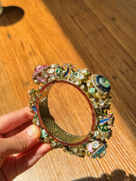 Black Metal Finish Bangle