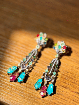 Multicolour Drop Earrings