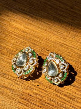 Polki Studs Elegant and Striking sStuds