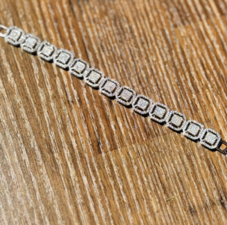 Swarvoski Inspired Stone Bracelet