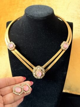 Baby pink hasli style set